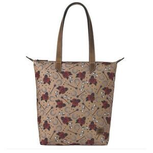 Ariat Tote Bag Women's Rose & Horseshoe Arrow‎ Cruiser Zipper Top New